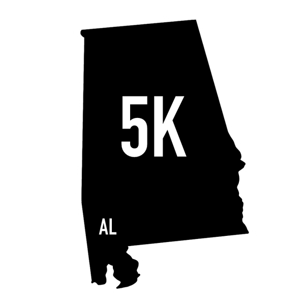 Alabama 5K Sticker or Magnet