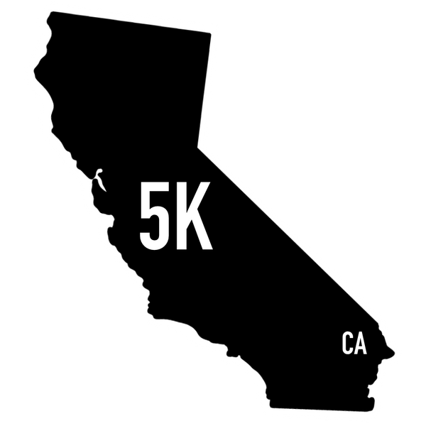 California 5K Sticker or Magnet