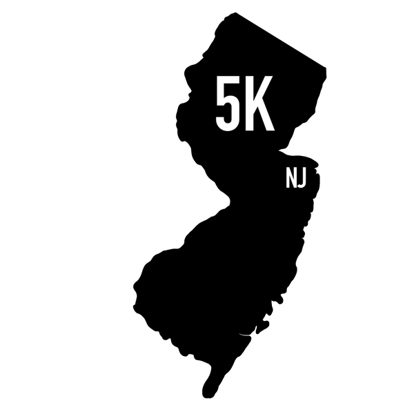 New Jersey 5K Sticker or Magnet
