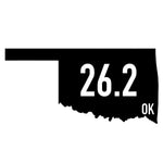 Oklahoma 26.2 Sticker or Magnet