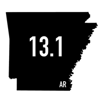 Arkansas 13.1 Sticker or Magnet