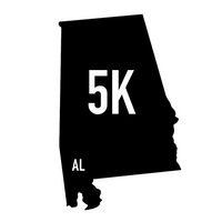 Alabama 5K Sticker or Magnet