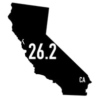 California 26.2 Sticker or Magnet