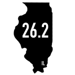Illinois 26.2 Sticker or Magnet