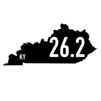 Kentucky 26.2 Sticker or Magnet