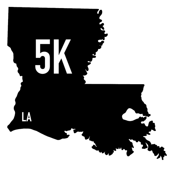 Louisiana 5K Sticker or Magnet