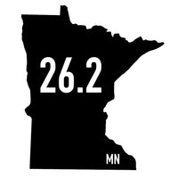 Minnesota 26.2 Sticker or Magnet