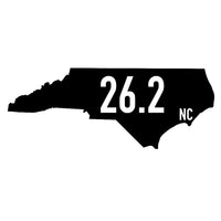North Carolina 26.2 Sticker or Magnet