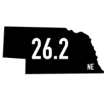 Nebraska 26.2 Sticker or Magnet
