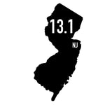 New Jersey 13.1 Sticker or Magnet