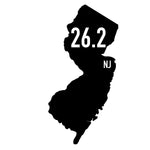 New Jersey 26.2 Sticker or Magnet