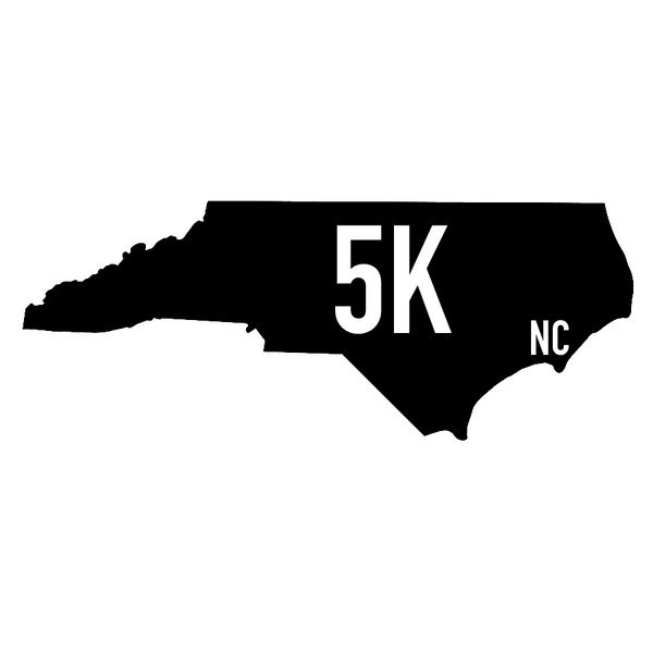 North Carolina 5K Sticker or Magnet
