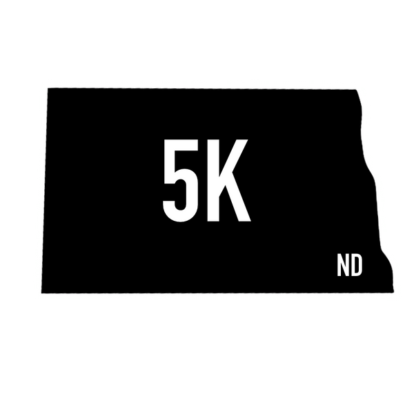 North Dakota 5K Sticker or Magnet