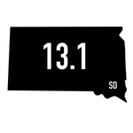 South Dakota 13.1 Sticker or Magnet