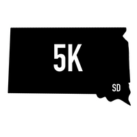 South Dakota 5K Sticker or Magnet