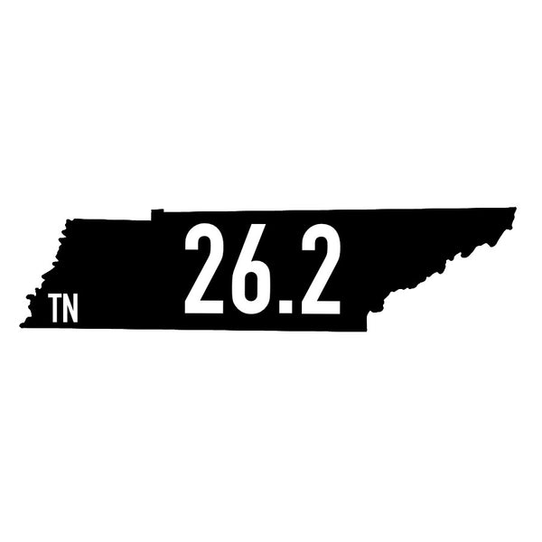 Tennessee 26.2 Sticker or Magnet