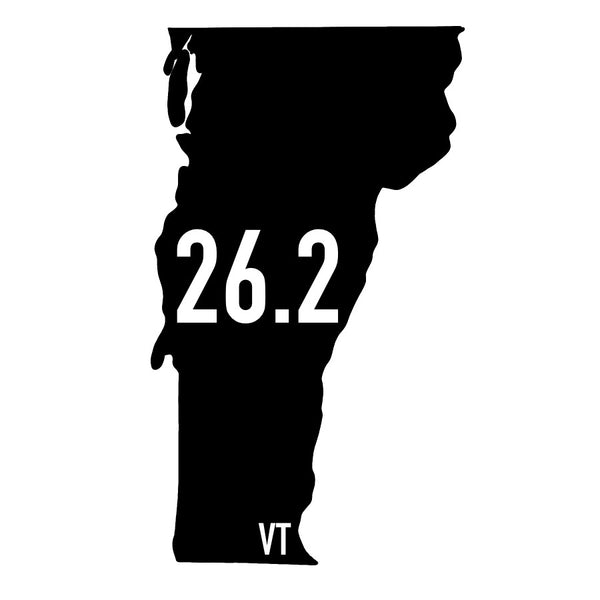 Vermont 26.2 Sticker or Magnet