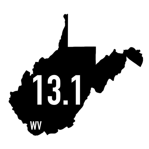 West Virginia 13.1 Sticker or Magnet