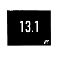 Wyoming 13.1 Sticker or Magnet
